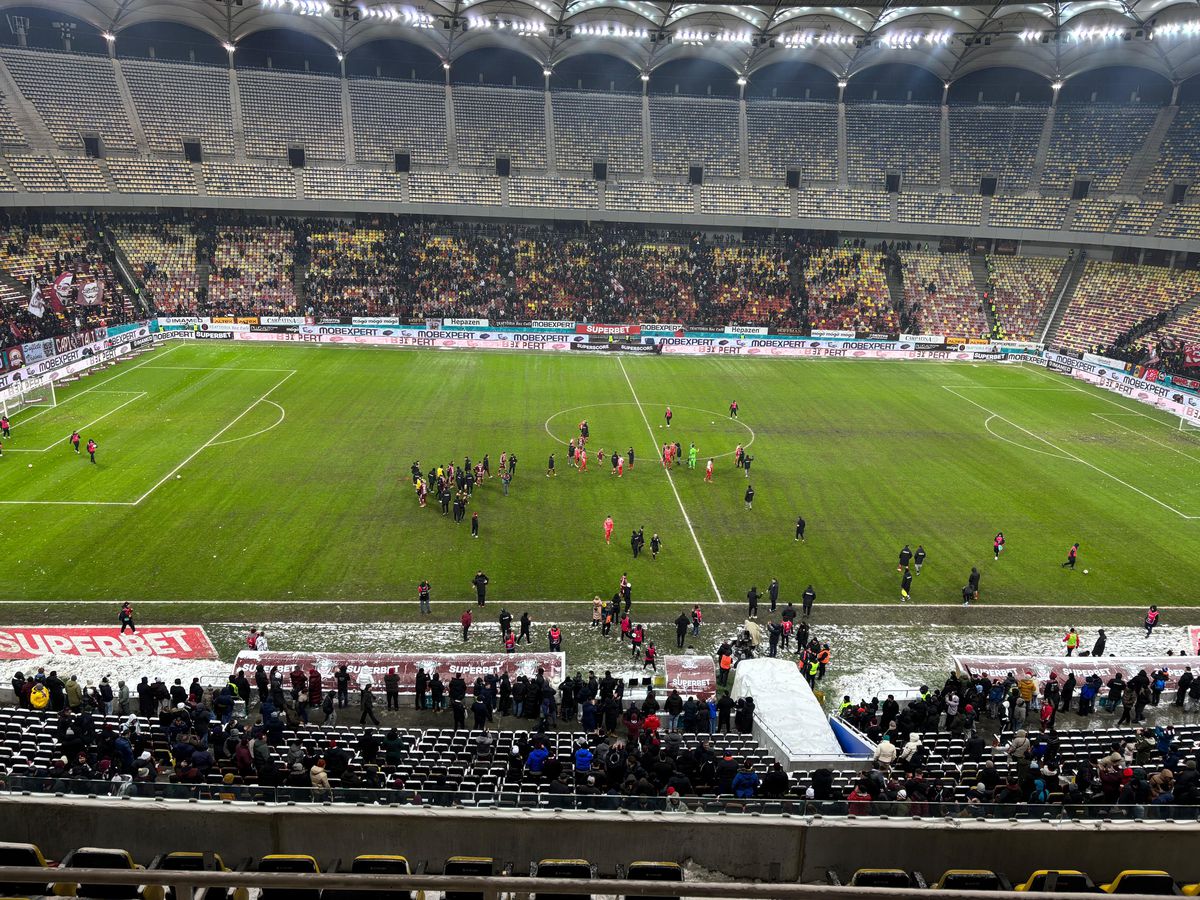 După Rapid - Dinamo, dezastrul » Așa arată gazonul Arenei Naționale înainte de FCSB - Metaloglobus