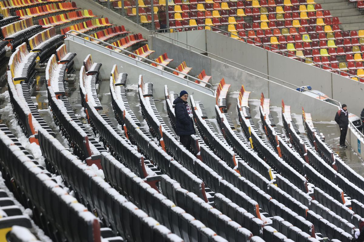 Imagini de la încălzire înainte de Rapid - Dinamo, 21.02.2026