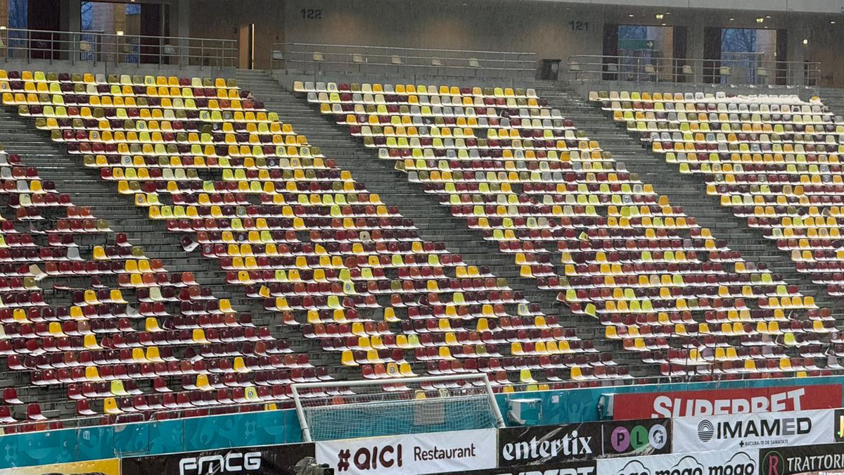 Arena Națională, cu două ore înainte de Rapid - Dinamo, etapa 28 + lojile celor două echipe