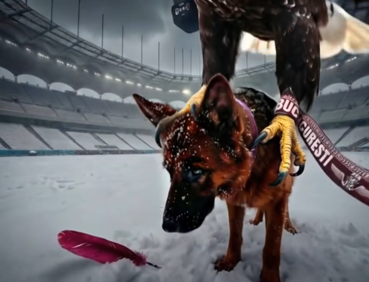 „Chiar dacă știm că nu a fost pană de vultur” » Fanii rapidiști au dat replica usturătoare pentru Dinamo