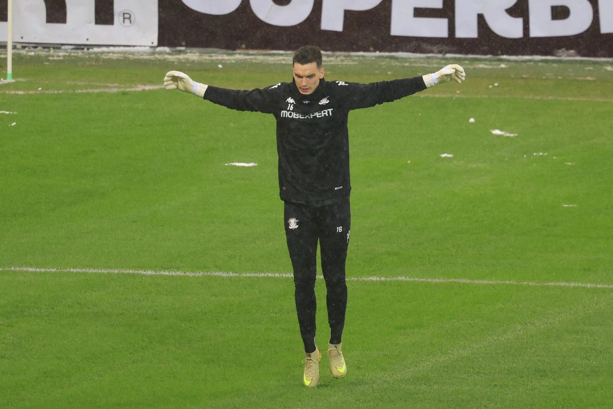 Imagini de la încălzire înainte de Rapid - Dinamo, 21.02.2026