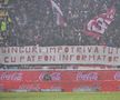 Duelul galeriilor la Rapid - Dinamo » Toate mesajele apărute pe Arena Națională: „Singuri împotriva tuturor / Cu patron informator”
