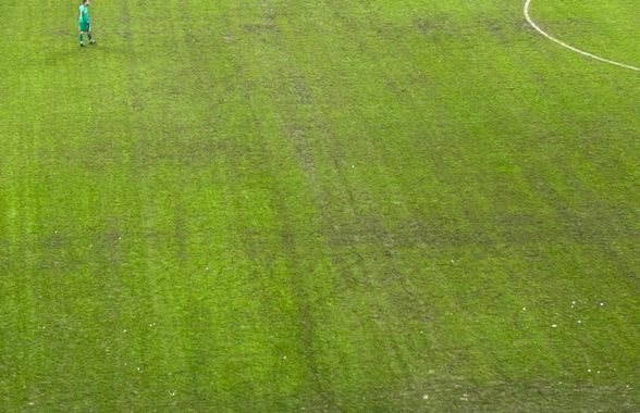 După Rapid - Dinamo, dezastrul » Așa arată gazonul Arenei Naționale înainte de FCSB - Metaloglobus