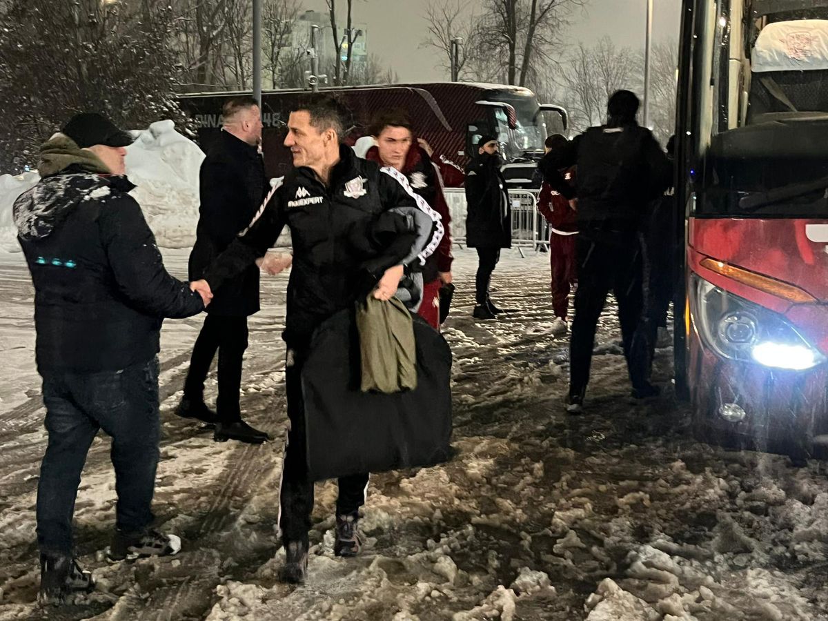 Sosire Rapid și Dinamo 21.02.2026