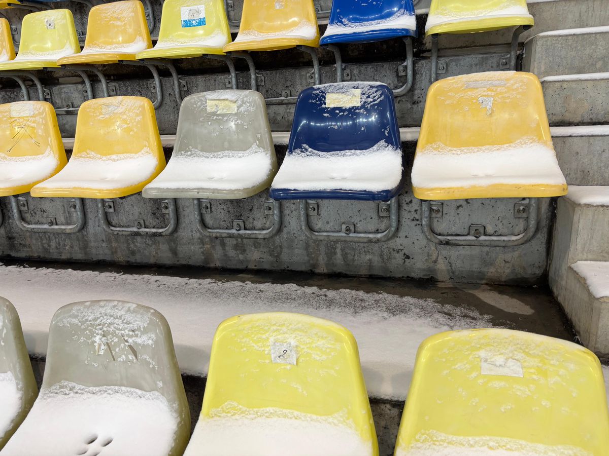 Arena Națională, cu două ore înainte de Rapid - Dinamo, etapa 28 + lojile celor două echipe