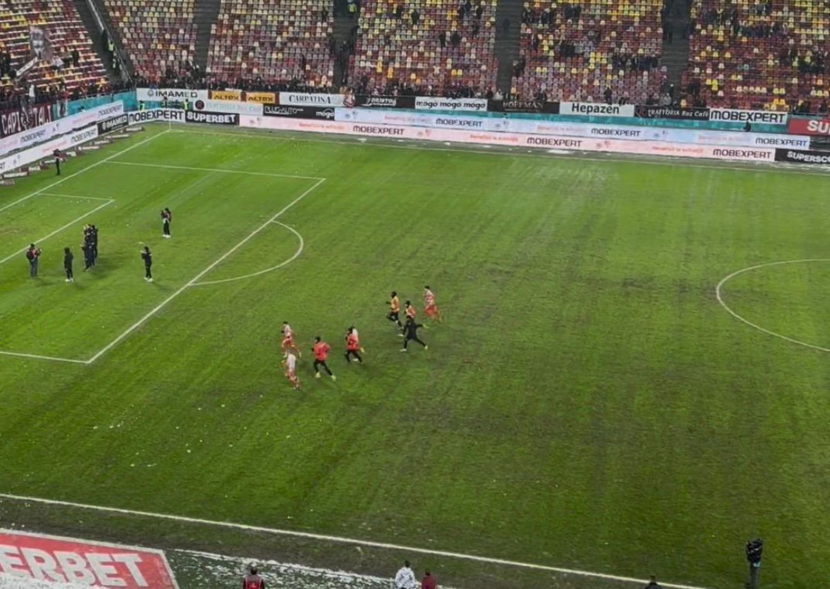 După Rapid - Dinamo, dezastrul » Așa arată gazonul Arenei Naționale înainte de FCSB - Metaloglobus