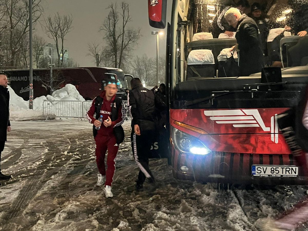 Sosire Rapid și Dinamo 21.02.2026