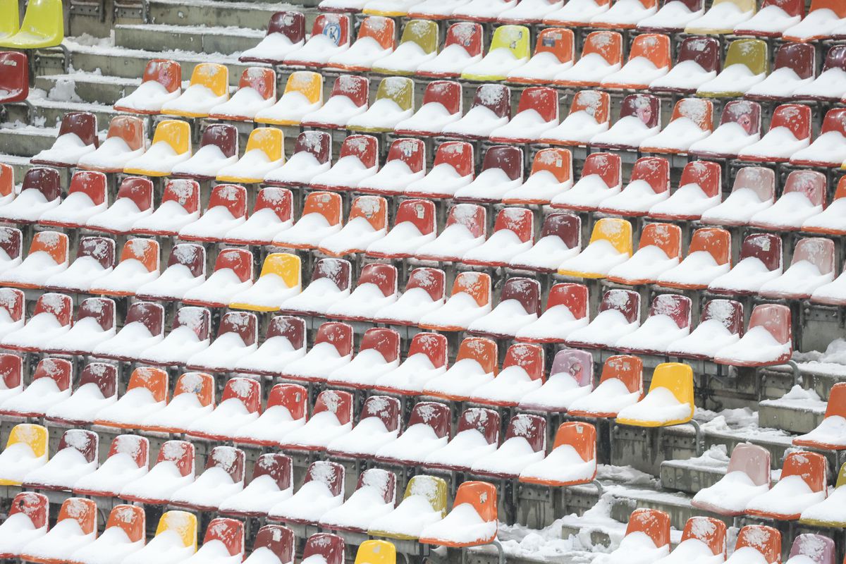 Imagini de la încălzire înainte de Rapid - Dinamo, 21.02.2026