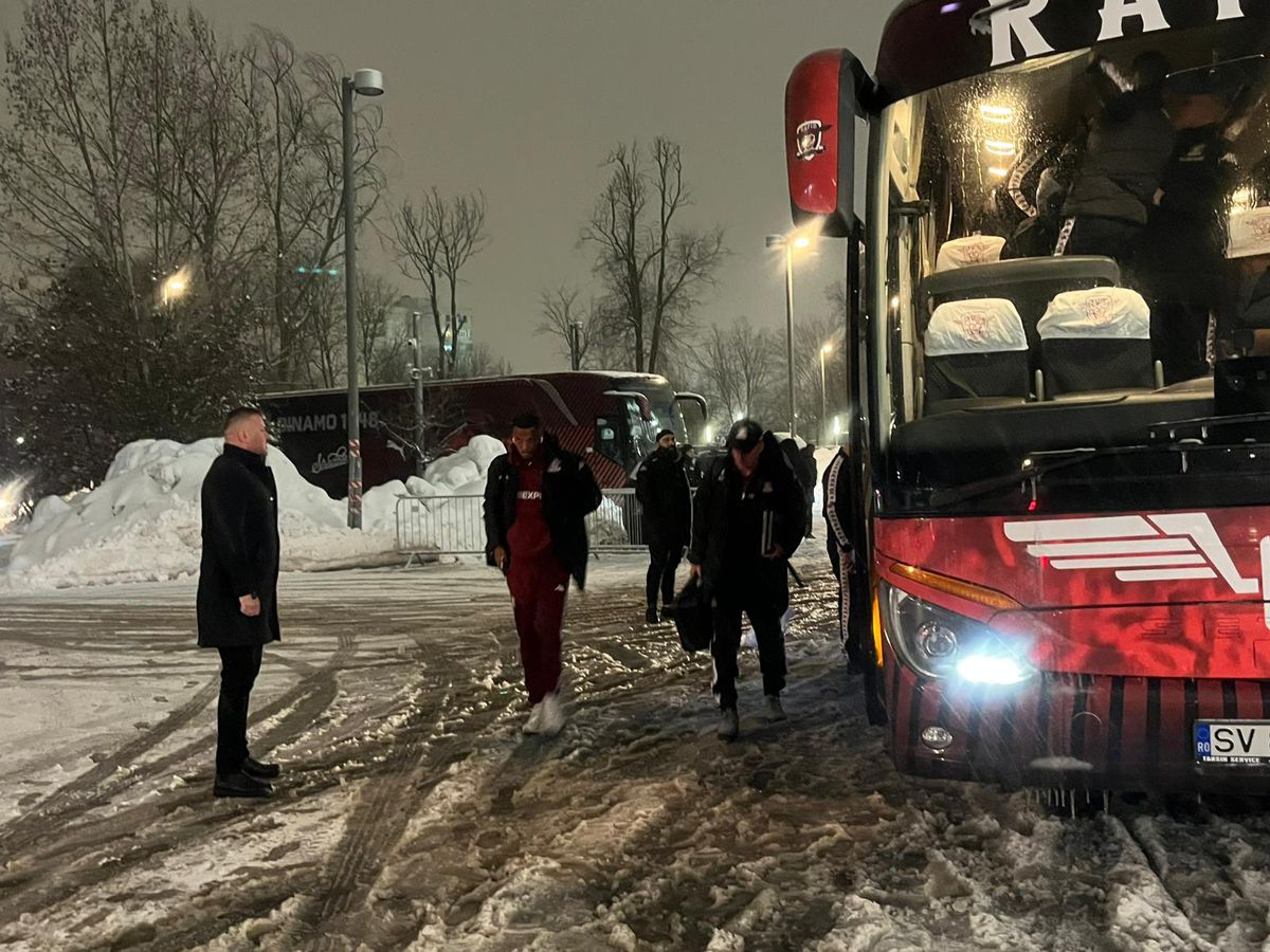 Sosire Rapid și Dinamo 21.02.2026