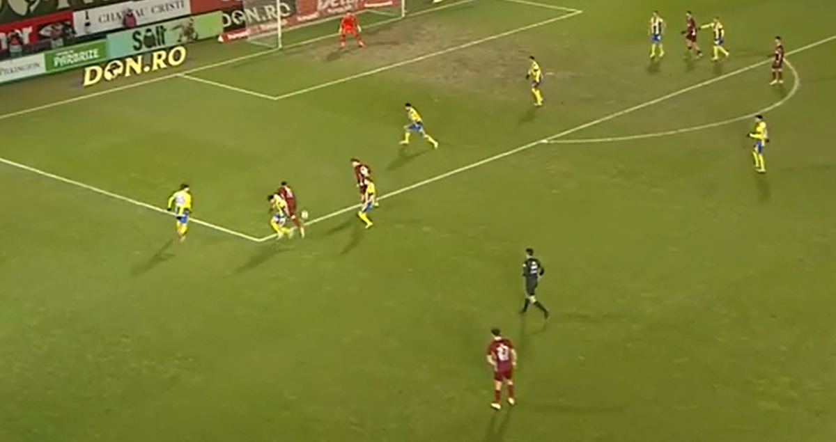 Două goluri de PlayStation o duc pe CFR Cluj spre play-off! VIDEO cu „racheta” lui Biliboc