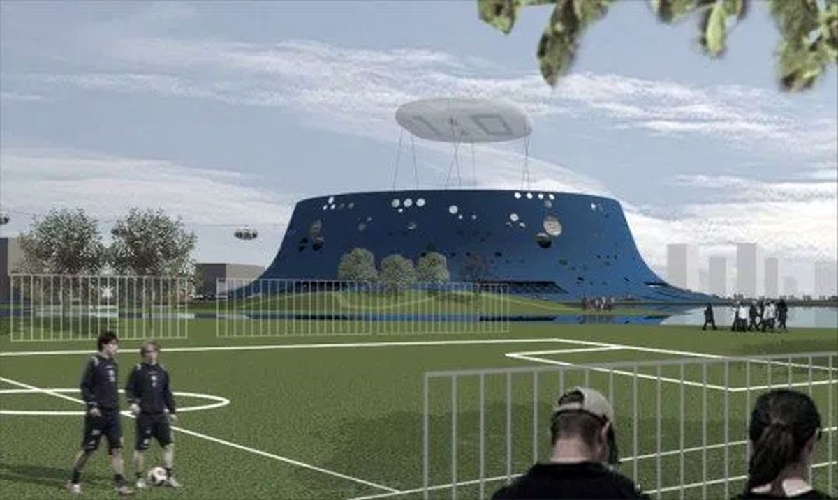FOTO Proiecte de stadioane SF căzute în ultima clipă: OZN-ul Barcelonei sau „vulcanul” din Zagreb