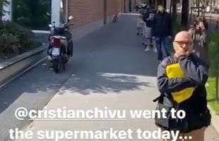 VIDEO Imagini din Italia: ce a pățit Cristi Chivu când a mers la supermarket