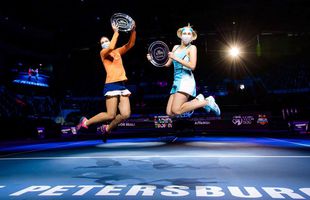 VIDEO Raluca Olaru, campioană la Sankt Petersburg! Raluca și Nadiia s-au impus dramatic în finală