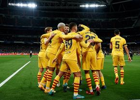 Imaginile bucuriei catalane » Cum au sărbătorit fotbaliștii Barcelonei după ce a spulberat-o pe Real