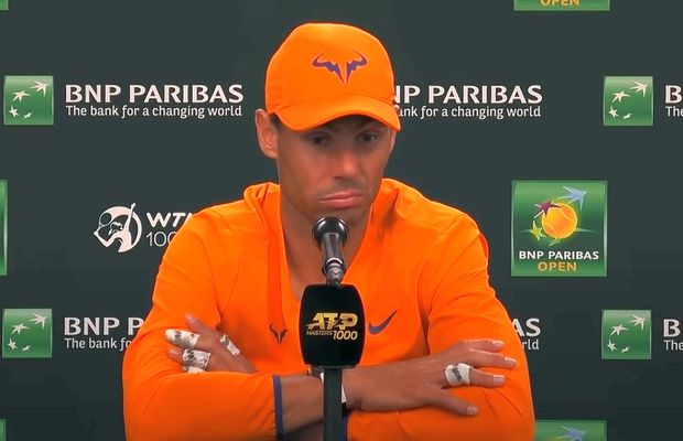 Nadal, îngrijorat după finala de la Indian Wells: „Mă doare când respir. Parcă am un ac înăuntru”