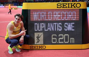 Armand Duplantis a stabilit un nou record mondial la săritura cu prăjina: „Vreau să fiu la fel ca Sergey Bubka”