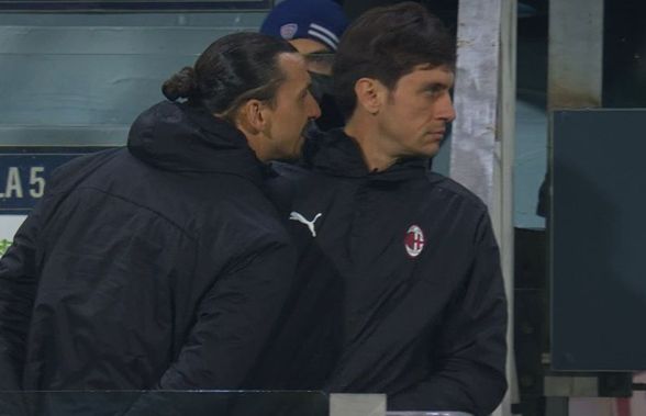 Ciprian Tătărușanu și Zlatan Ibrahimovic, puși pe glume la ultimul meci al celor de la AC Milan