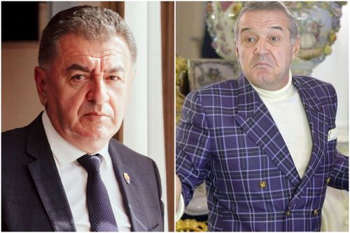 Cristian Gentea (stânga) și Gigi Becali