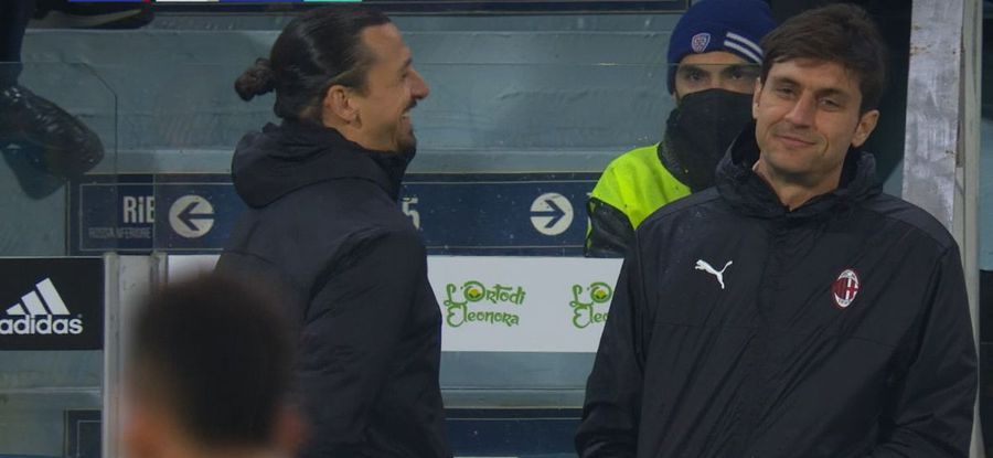 Ciprian Tătărușanu și Zlatan Ibrahimovic, puși pe glume la ultimul meci al celor de la AC Milan