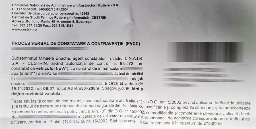 Pățania incredibilă a unui pilot român: „Chiar sunt curios pe ce bază am fost amendat” + „Voi lua legătura cu un avocat!”