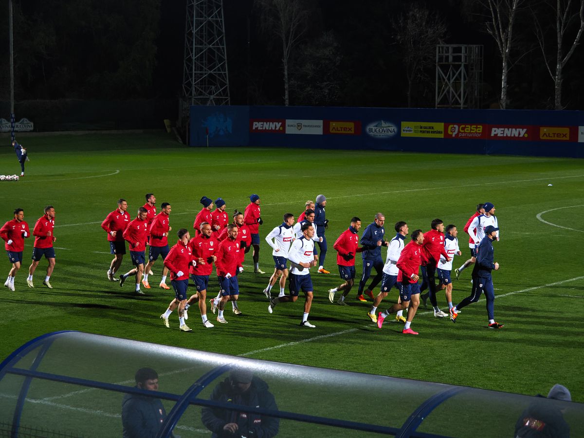 FOTO Antrenamentul naționalei României 21.03.2024