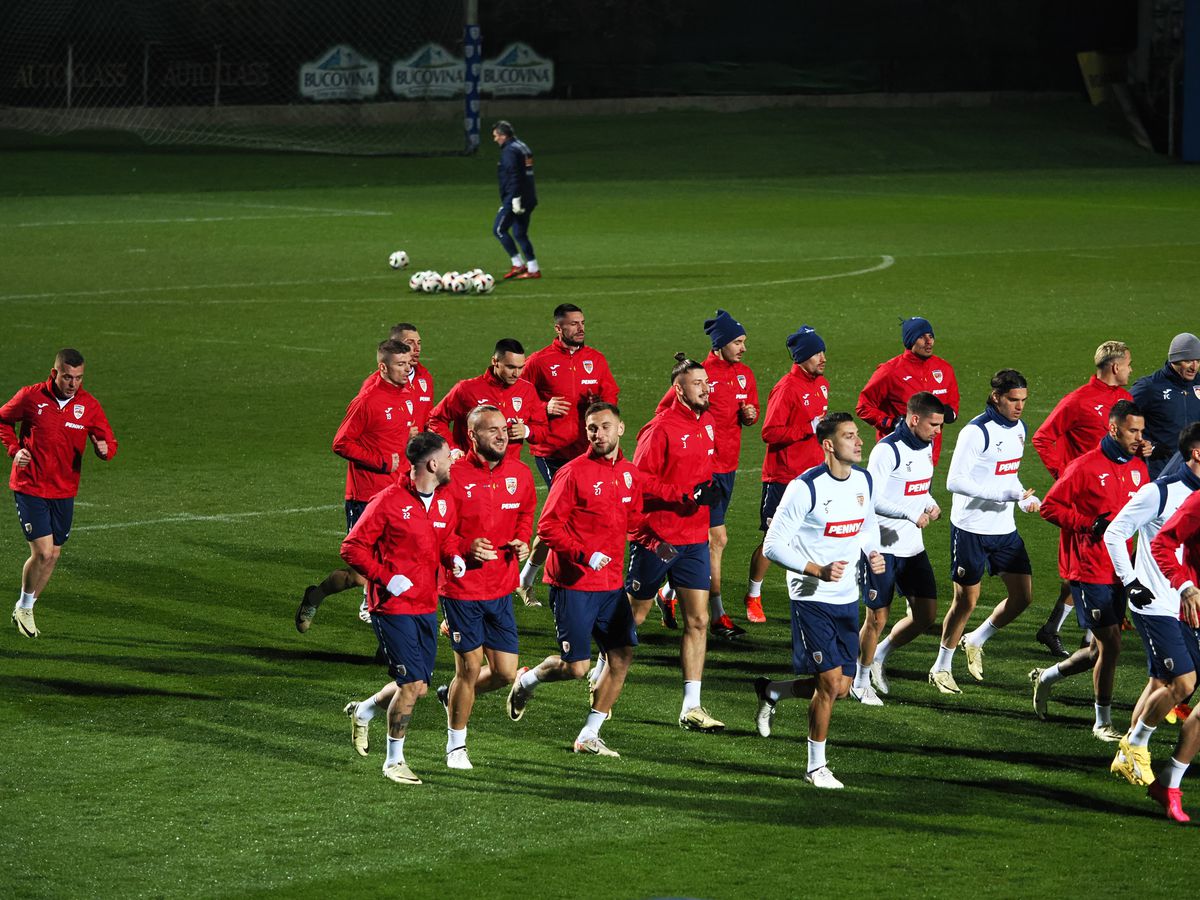 Edi „Ninja” Iordănescu a atras toate privirile la antrenamentul oficial al României » Ce accesoriu a purtat