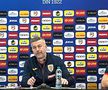 Edi Iordănescu la conferința de presă dinaintea meciului amical cu Irlanda de Nord (foto: Andrei Petrescu)
