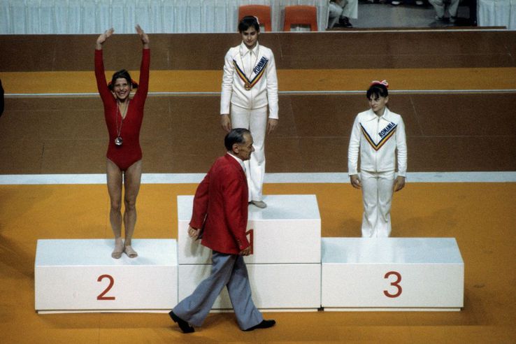 Nadia Comăneci la JO Montreal 1976 Foto: Imago