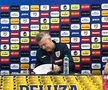 Edi Iordănescu la conferința de presă dinaintea meciului amical cu Irlanda de Nord (foto: Andrei Petrescu)