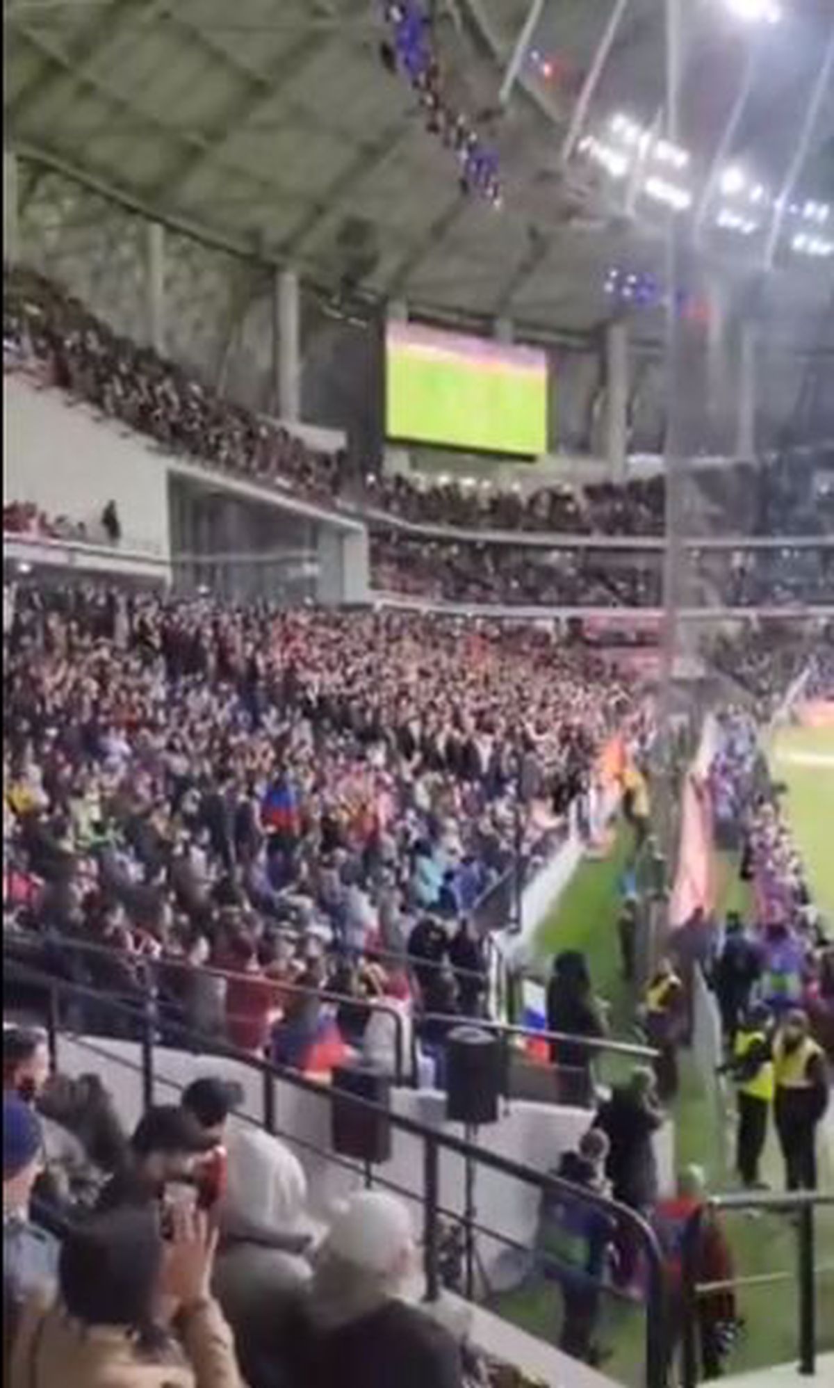 Amical controversat la Moscova » Ce au scandat, la unison, fanii ruși și cei ai Serbiei