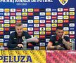 Nicolae Stanciu și Edi Iordănescu la conferința de presă dinaintea meciului amical cu Irlanda de Nord (foto: Andrei Petrescu)
