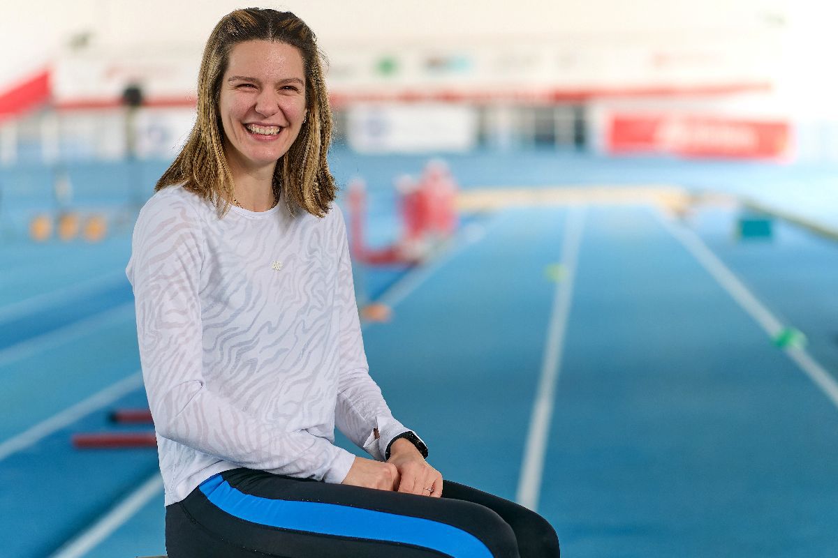 Imagini cu atleta Alina Rotaru-Kottmann, în interviul acordat Gazetei Sporturilor
