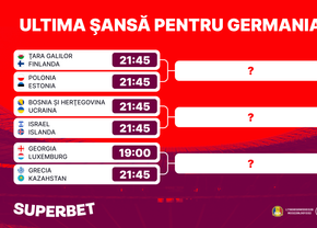 Ultima şansă pentru Germania! Super Cotele pentru semifinalele play-off-ului