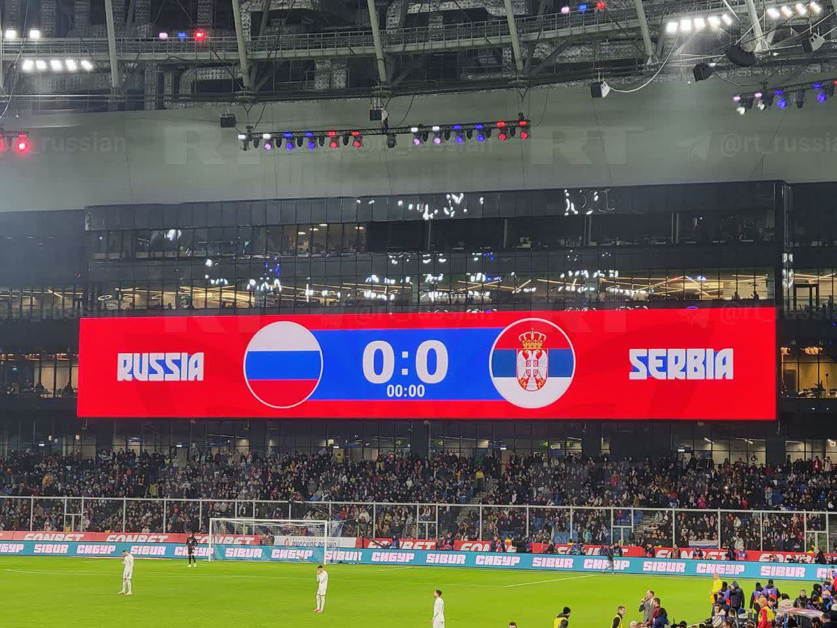 Rusia - Serbia, amical controversat la Moscova