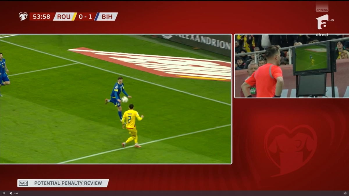 Stoichiță a apelat la Balaj pentru a-i lămuri faza hențului din România - Bosnia: „A fost 11 metri!”