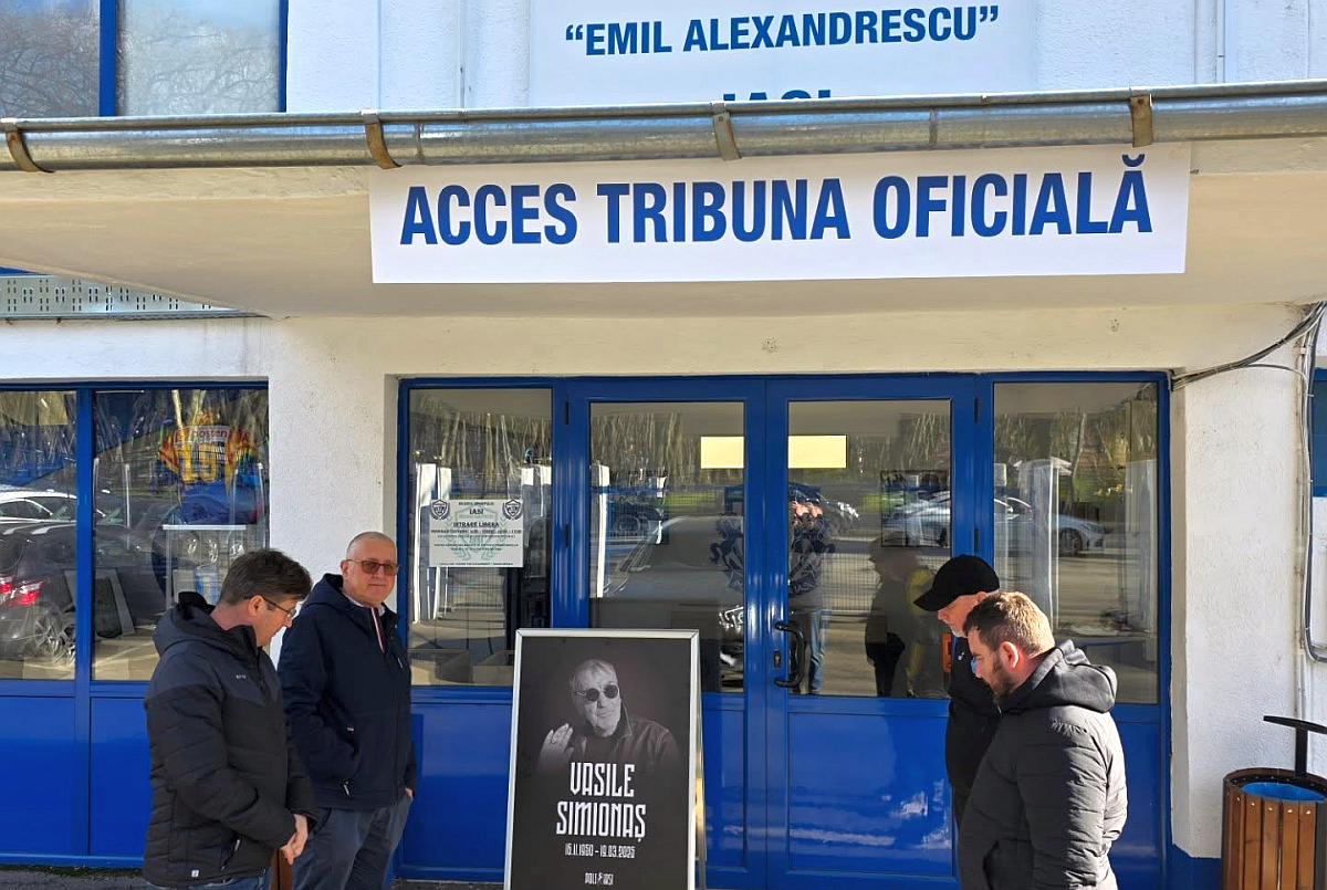 Ultimul „meci” în Copou pentru Vasile Simionaș » Manifestare de amploare pregătită de Poli Iași la despărțirea de legendarul jucător