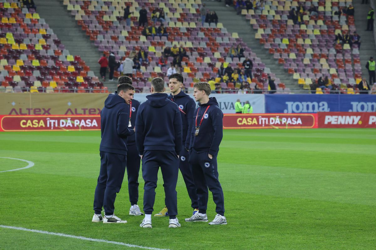 România - Bosnia, imagini dinaintea partidei