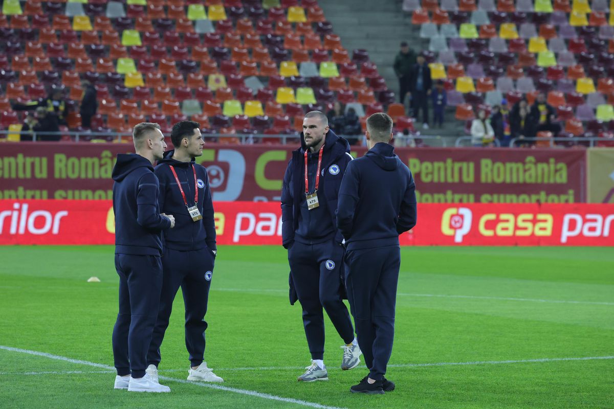 România - Bosnia, imagini dinaintea partidei