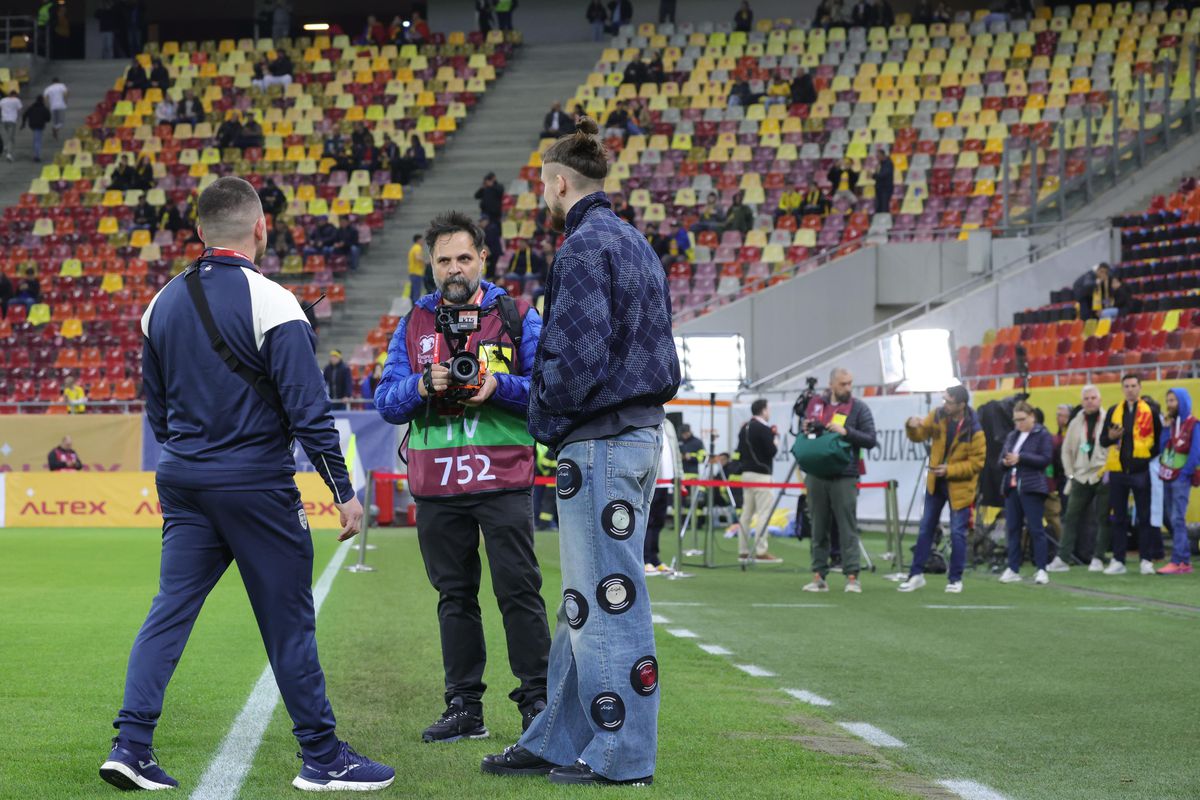 România - Bosnia, imagini dinaintea partidei