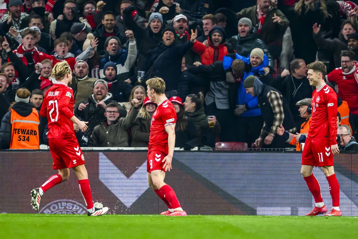 Rasmus Hojlund a celebrat în stilul lui Cristiano Ronaldo în Danemarca - Portugalia