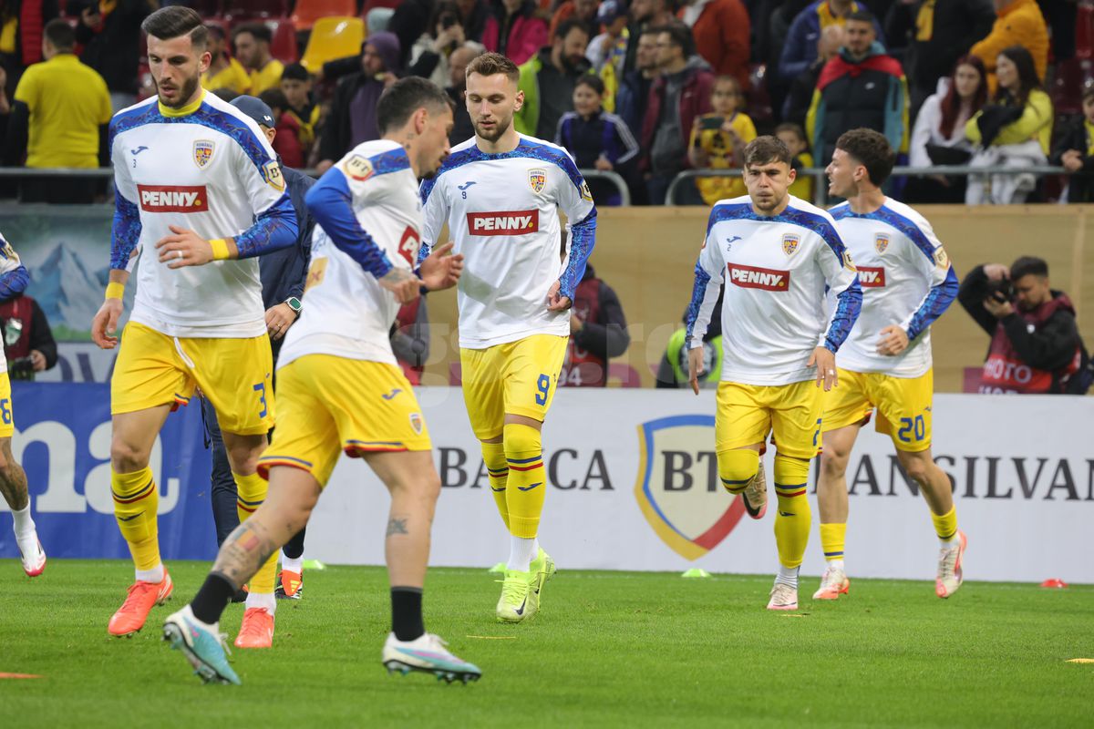 România - Bosnia, imagini de la încălzirea „tricolorilor”