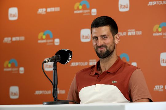 Novak Djokovic la conferința de presă de la Miami FOTO Imago Images
