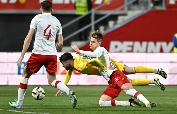 România U20 a pierdut la limită duelul cu Polonia U20 din Elite League » „Tricolorii” nu au avut niciun șut pe poartă