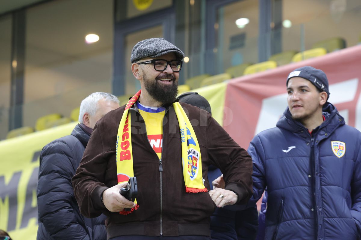 Cristian Popescu Piedone, prezent la România - Bosnia