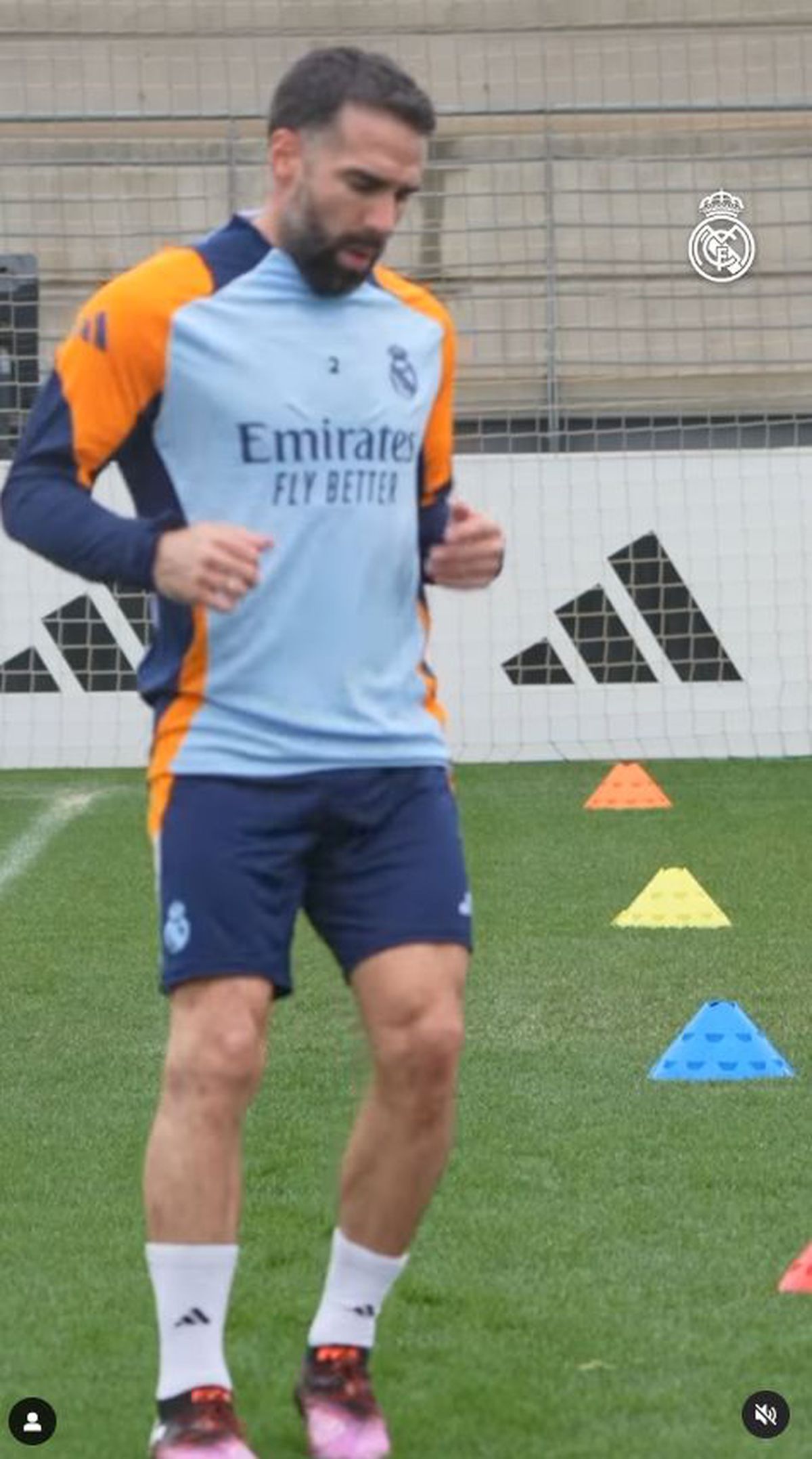 Piciorul lui Dani Carvajal după operație