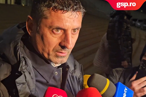 Ionel Dănciulescu a plecat înainte de fluierul de final din România - Bosnia.