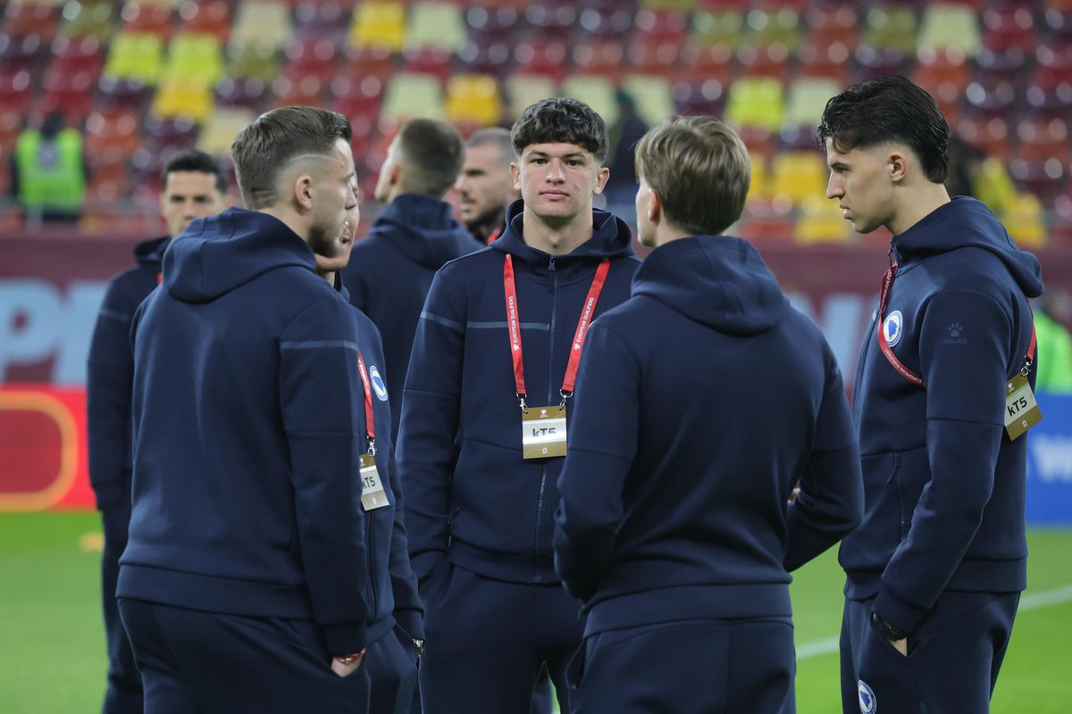 România - Bosnia, imagini dinaintea partidei