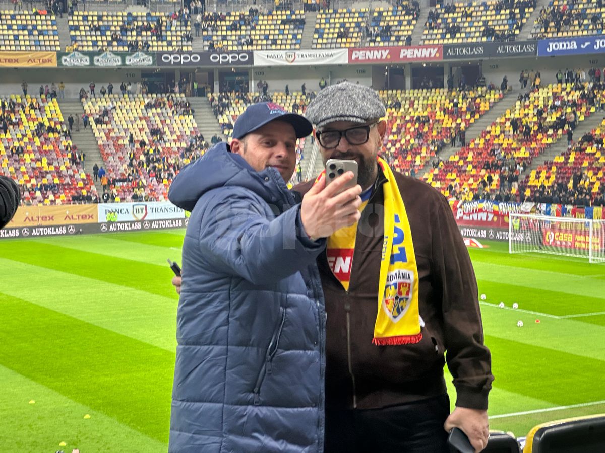 Cristian Popescu Piedone, prezent la România - Bosnia