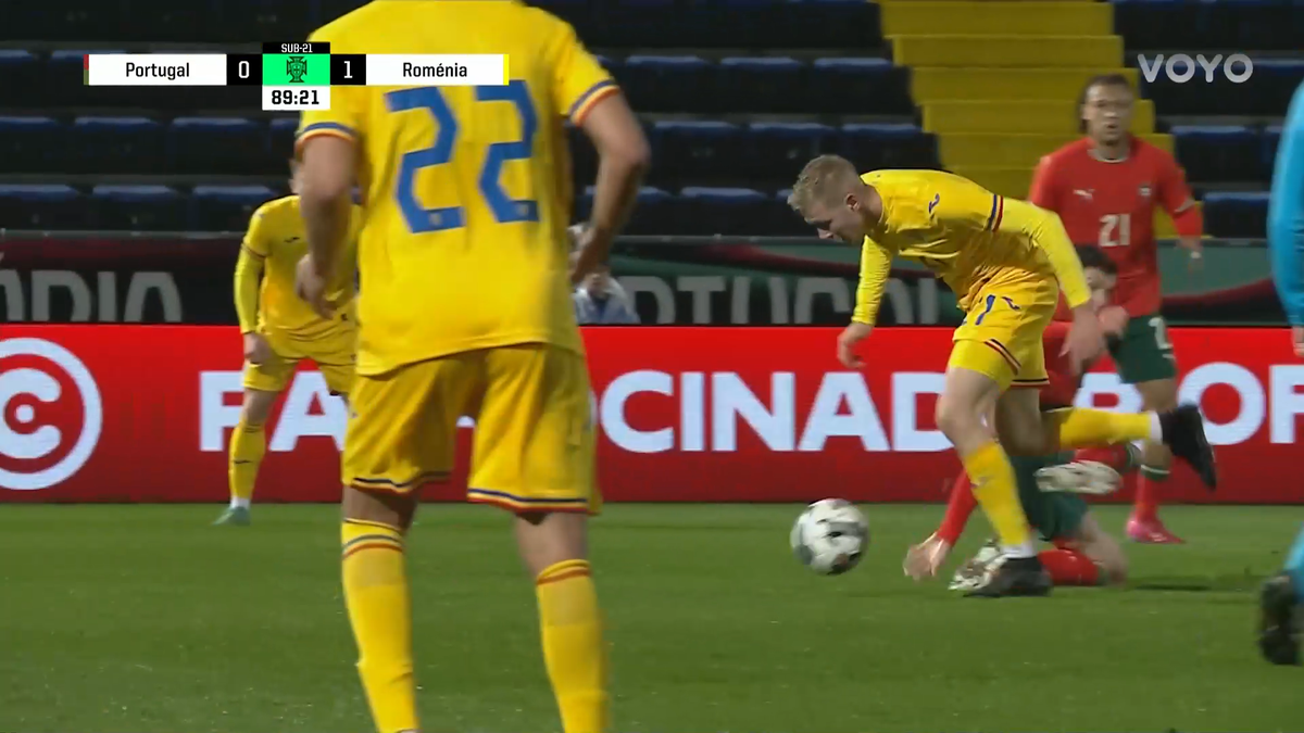 Victorie pentru România U21 împotriva Portugaliei U21 » Un gol senzațional a decis meciul