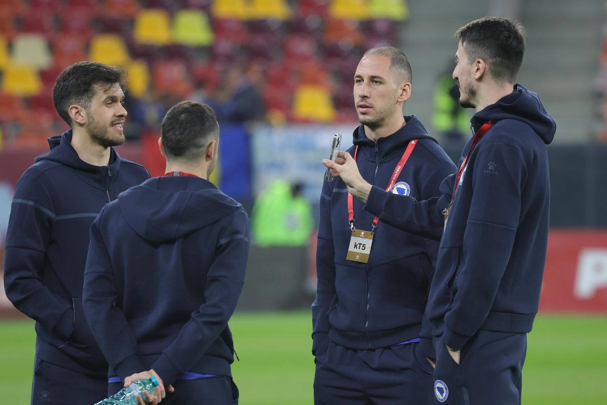 România - Bosnia, imagini dinaintea partidei